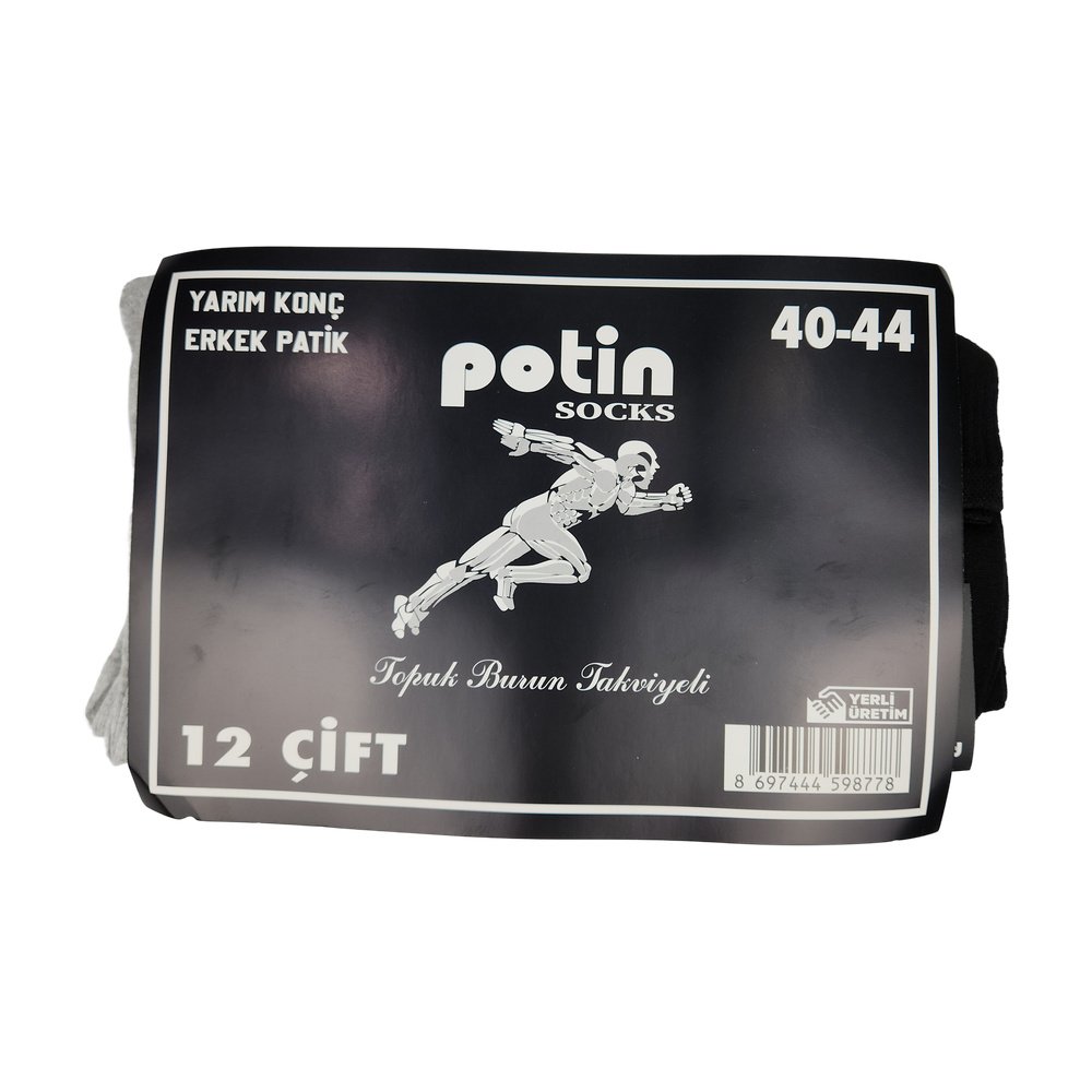 Potin Sport Patik Çorap *12Ad Potin Sport Patik Çorap *12Ad