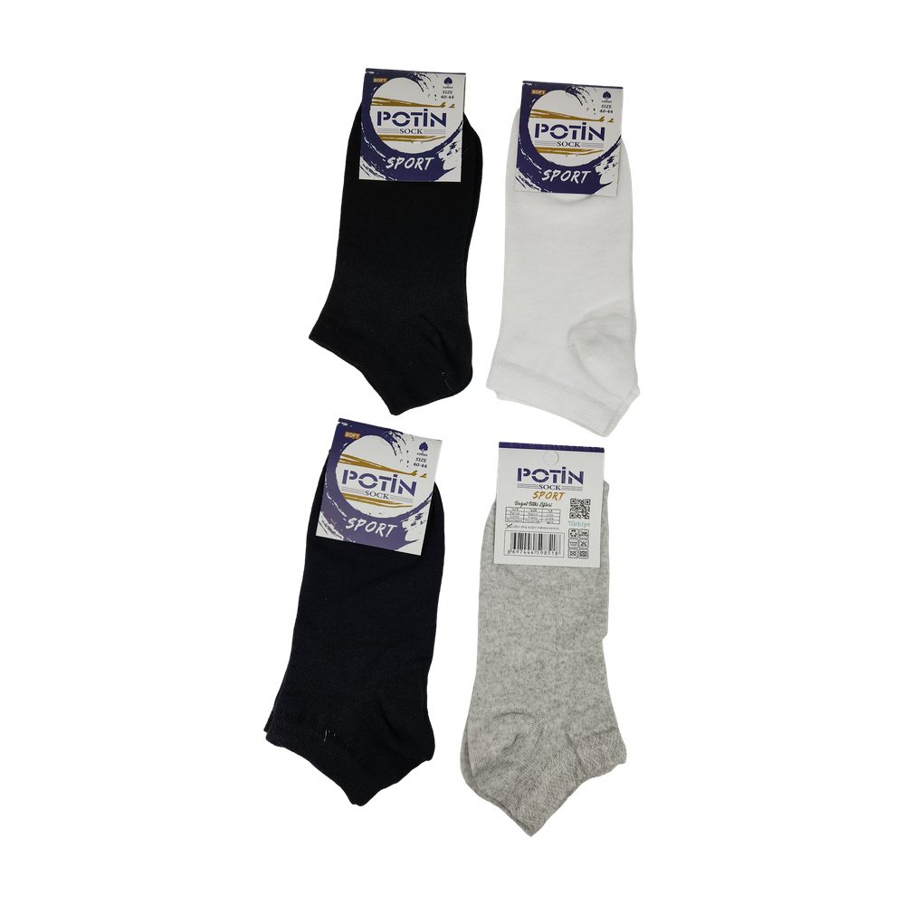 Potin Sport Patik Çorap (Kısa)*12Ad Potin Sport Patik Çorap (Kısa)*12Ad