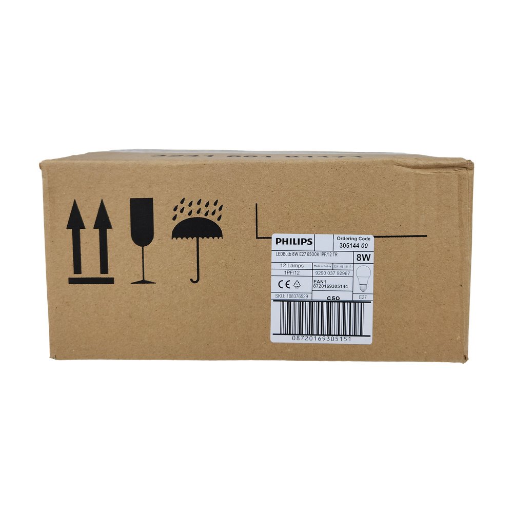 Philips Ledli Ampul 8W Led *12Adet Philips Ledli Ampul 8W Led *12Adet