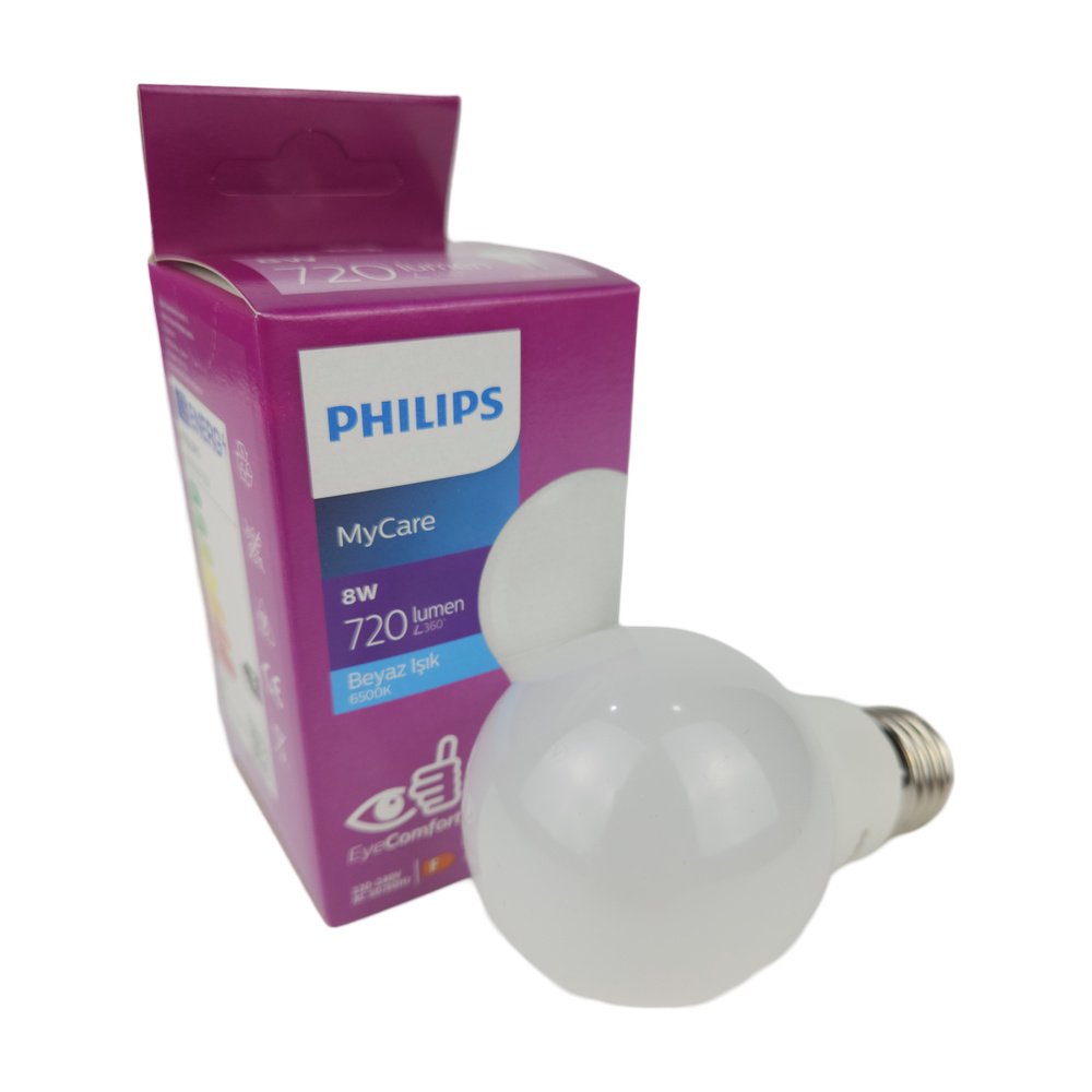 Philips Ledli Ampul 8W Led *12Adet Philips Ledli Ampul 8W Led *12Adet