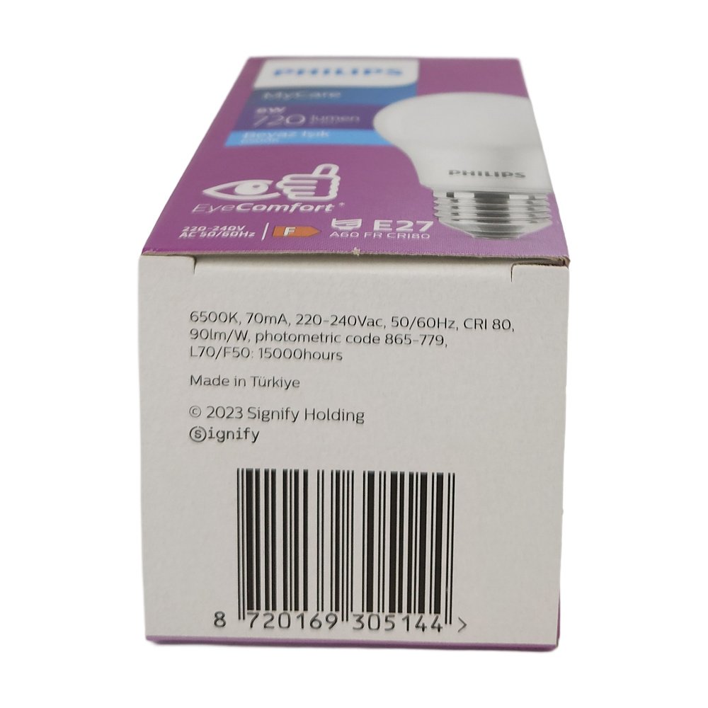 Philips Ledli Ampul 8W Led *12Adet Philips Ledli Ampul 8W Led *12Adet