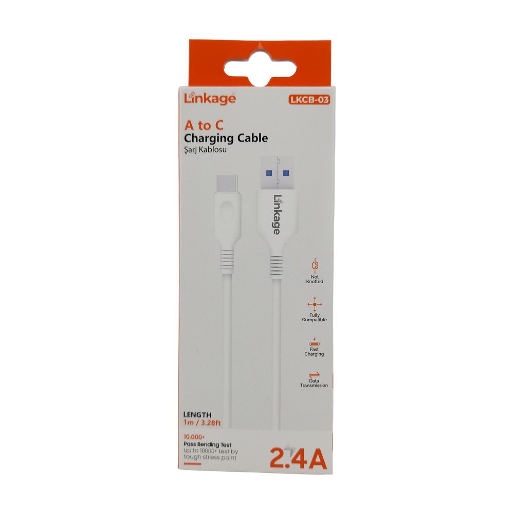 Şarj Kablosu Type-C - 2.0A - LKCB-03 (Geniş Samsung) Şarj Kablosu Type-C - 2.0A - LKCB-03 (Geniş Samsung)