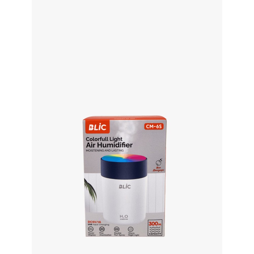 BLİC RENKLİ IŞIKLI HAVA NEMLENDİRİCİ CM-6S 300ML