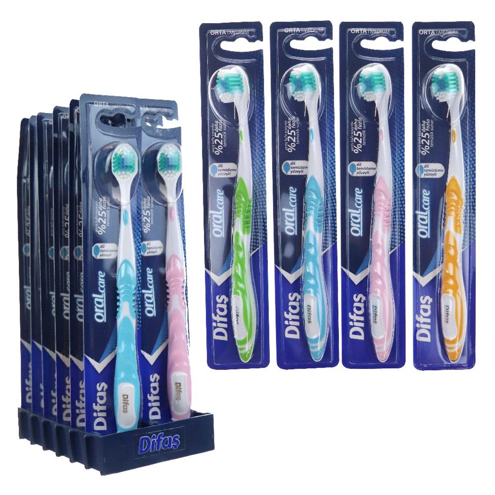 DİFAŞ ORALCARE DİŞ FIRÇASI*12 DİFAŞ ORALCARE DİŞ FIRÇASI*12