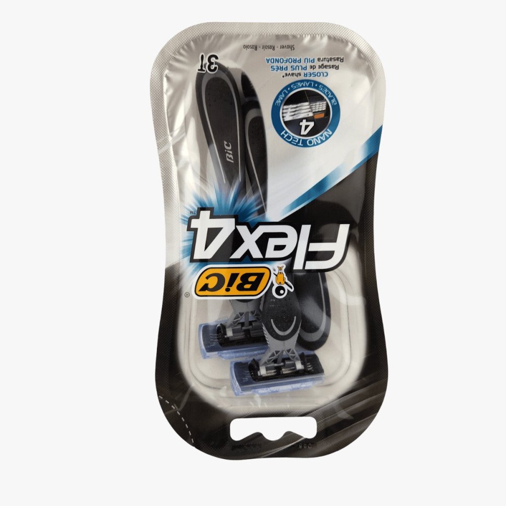 BIC FLEX4 NANO TECH TIRAŞ BIÇAĞI x3 ADET