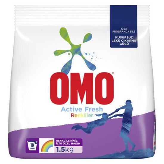 Omo Toz Çamaşır Deterjanı Color 1,5 Kg *9 Adet