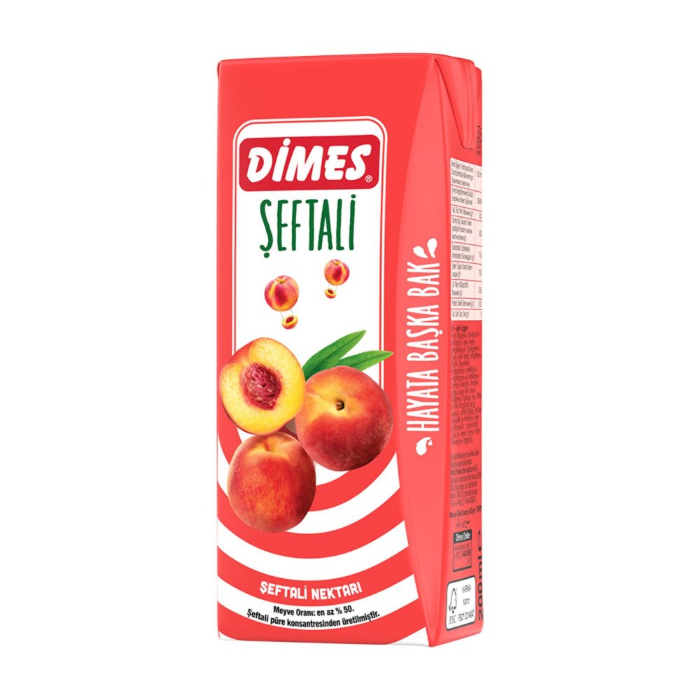 Dimes Şeftali Nektarı 200 Ml *27 Adet