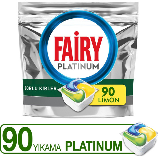Fairy Platinum 90 Yıkama Bulaşık Makinesi Deterjanı *1 Adet