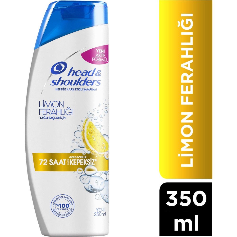 Head&Shoulders Şampuan 350 Ml 3 Si 1 Arada Limon Ferahlığı *6 Adet Head&Shoulders Şampuan 350 Ml 3 Si 1 Arada Limon Ferahlığı *6 Adet