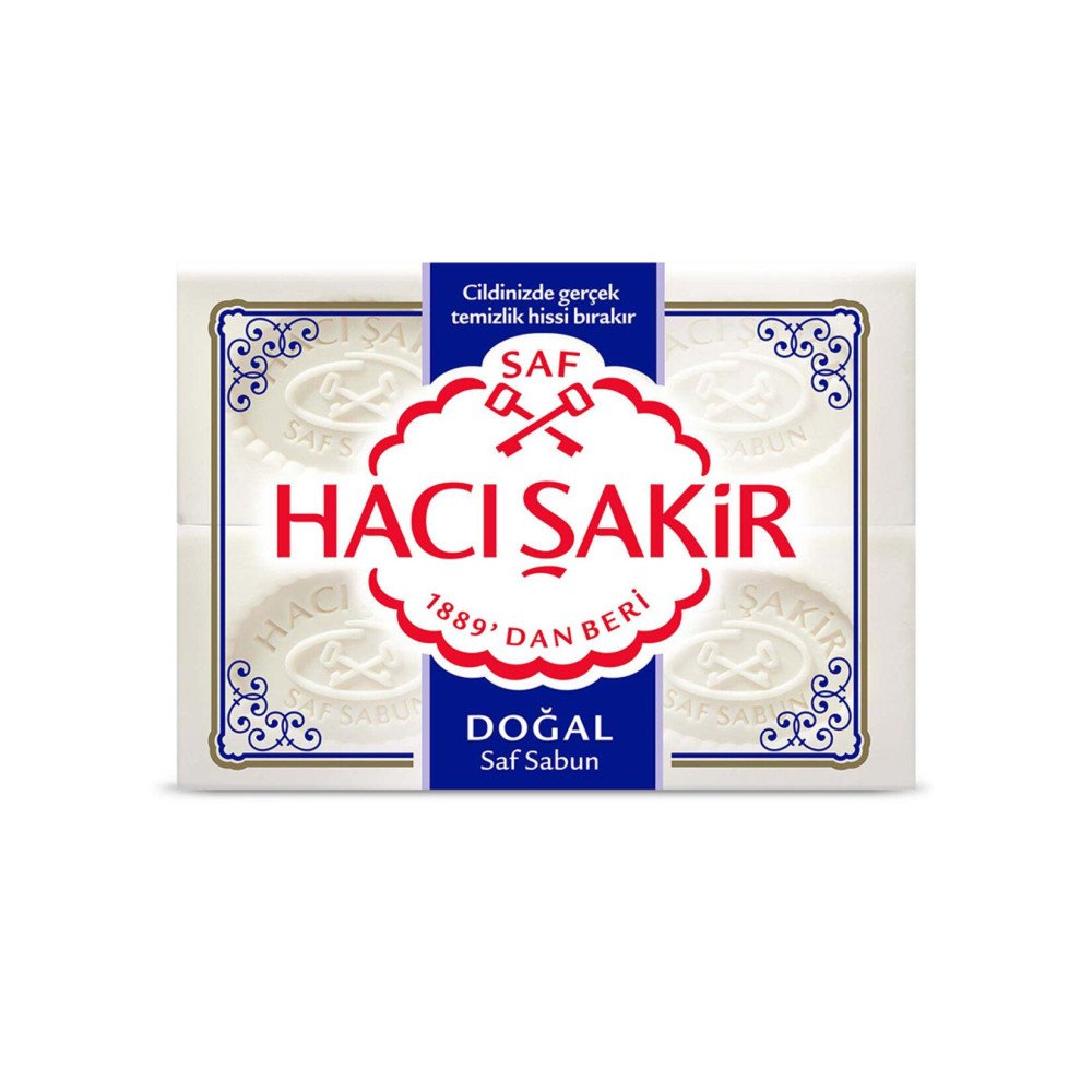 Hacı Şakir Doğal Kalıp Sabun 4X150 G *15 Adet Hacı Şakir Doğal Kalıp Sabun 4X150 G *15 Adet