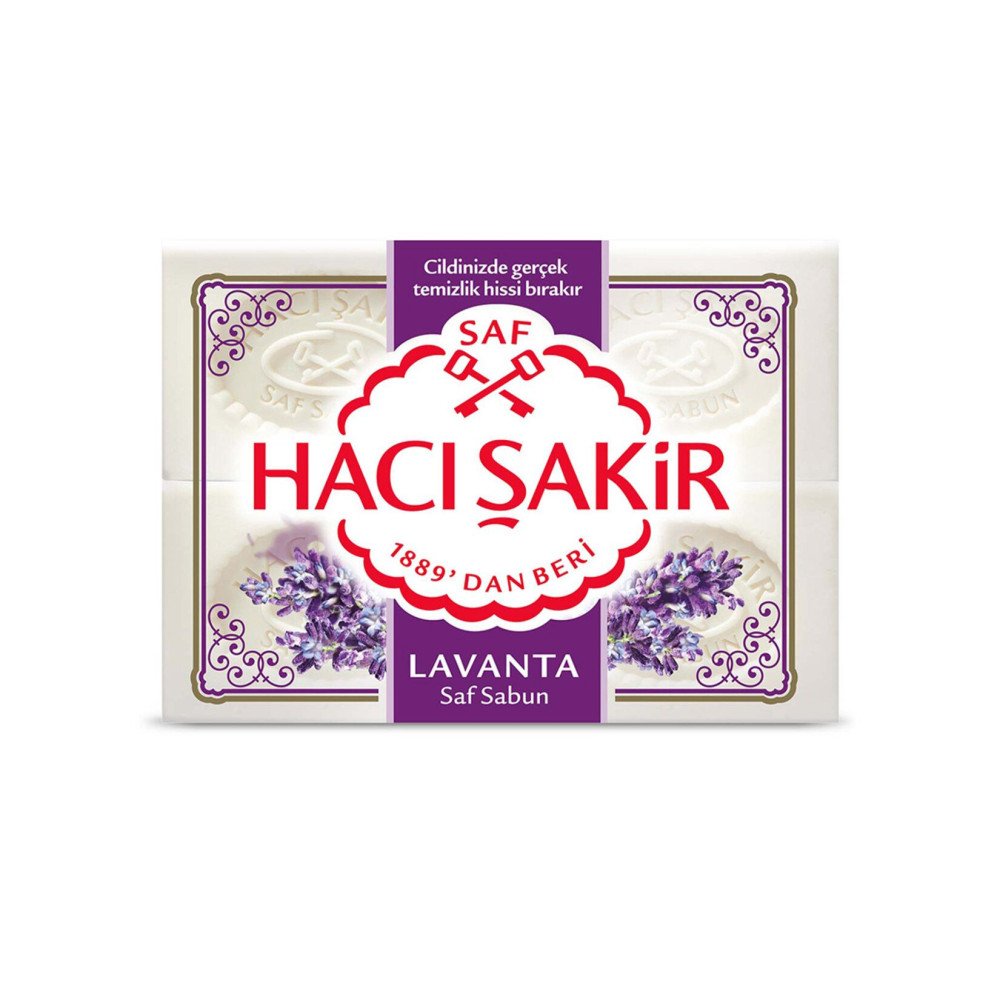 Hacı Şakir Lavanta Kalıp Sabun 4X150 G *15 Adet Hacı Şakir Lavanta Kalıp Sabun 4X150 G *15 Adet