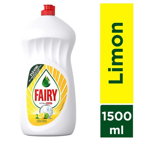 Fairy Sıvı Bulaşık Deterjanı Limon 1500 Ml  *9 Adet
