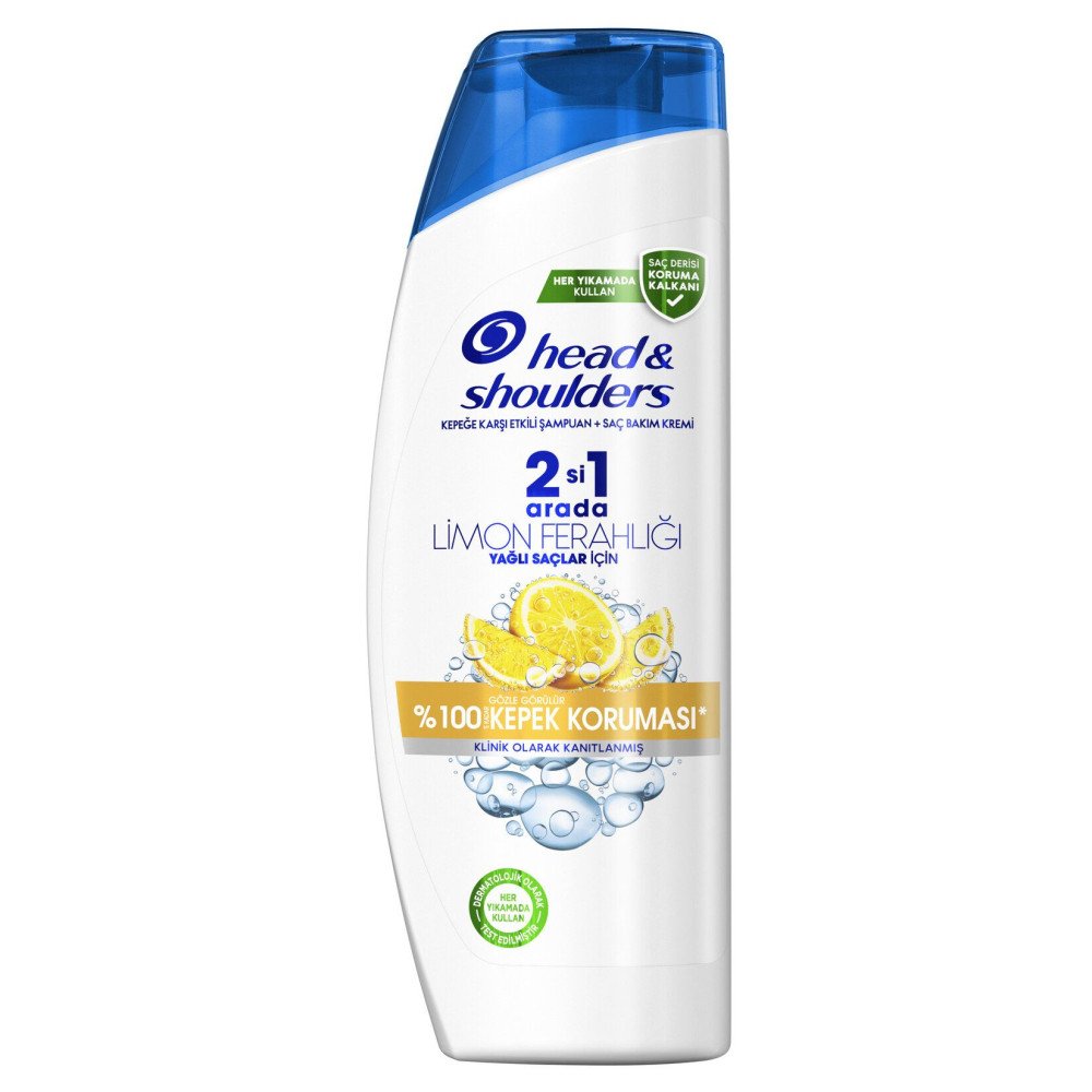 Head&Shoulders Şampuan 350 Ml 2 Si 1 Arada Limon Ferahlığı *6 Adet Head&Shoulders Şampuan 350 Ml 2 Si 1 Arada Limon Ferahlığı *6 Adet