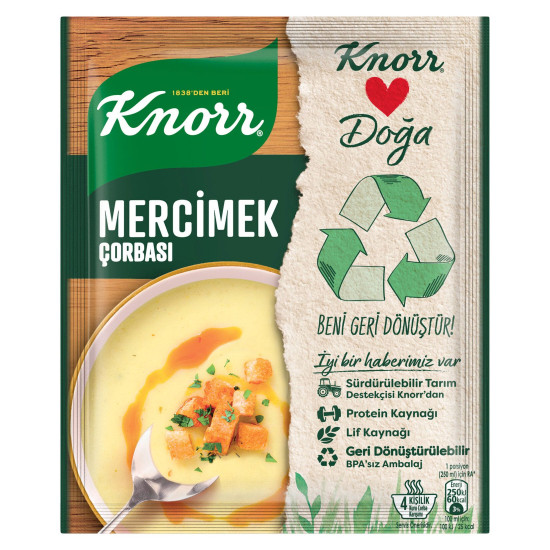 Knorr Hazır Çorba Mercimek  *12 Adet