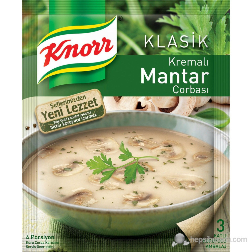 Knorr Klasik Kremalı Mantar Çorbası *12 Adet Knorr Klasik Kremalı Mantar Çorbası *12 Adet