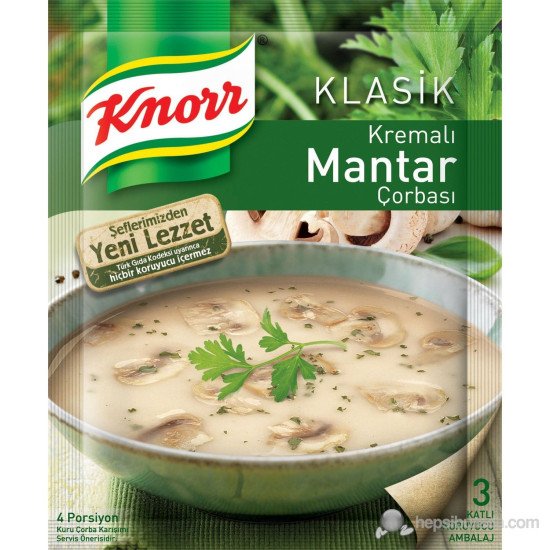 Knorr Klasik Kremalı Mantar Çorbası *12 Adet