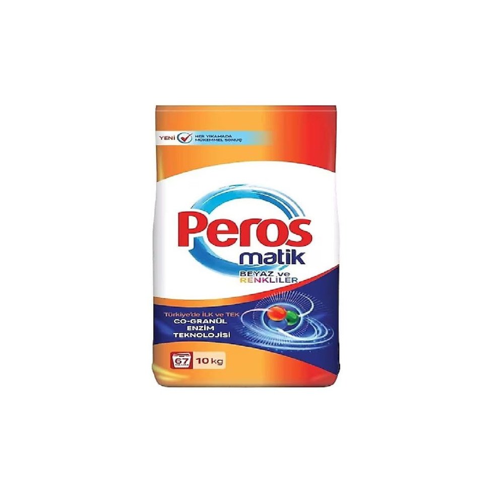 Peros Matik Toz Deterjan Renkli Ve Beyazlar 10 Kg *1 Adet