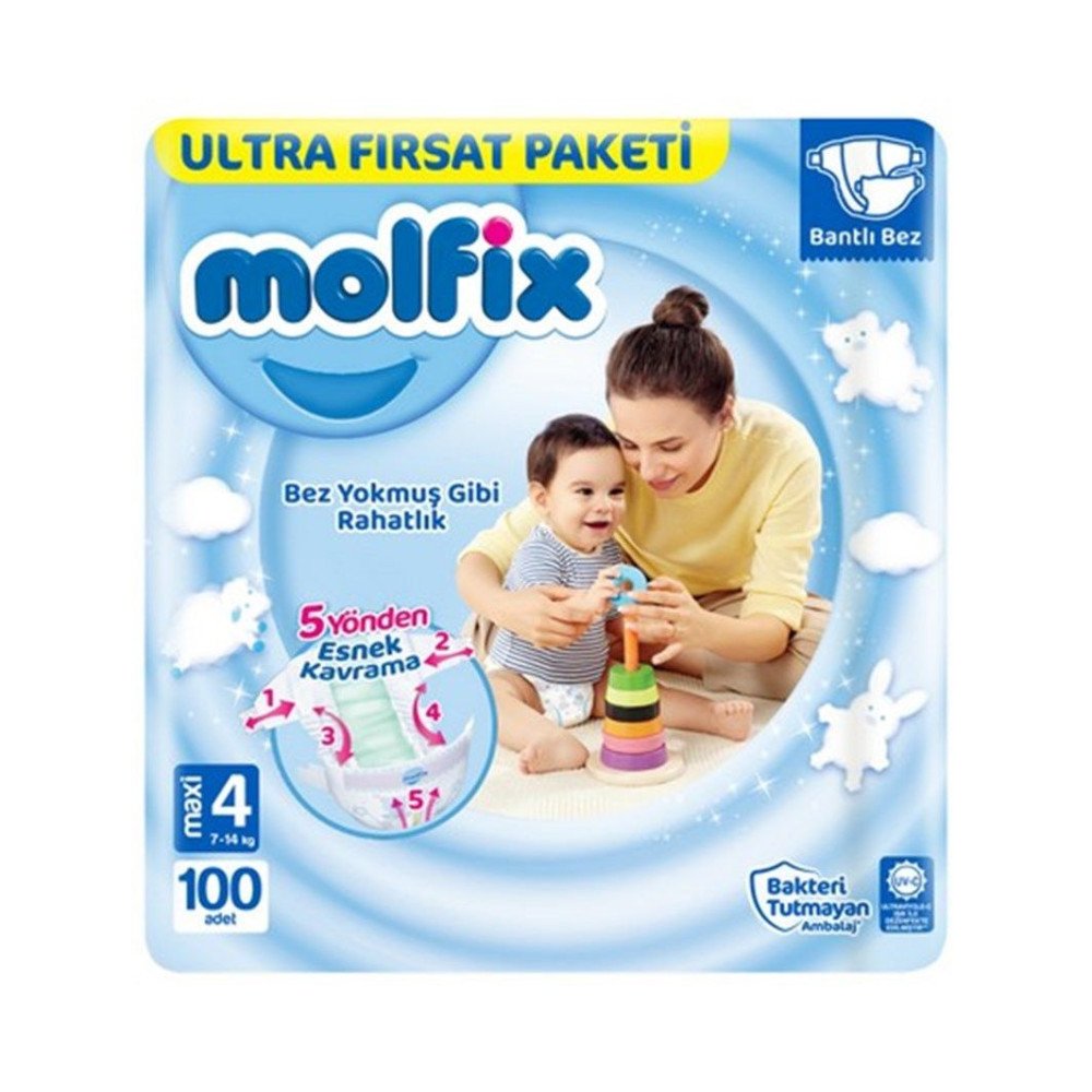 Molfix Ultra Fırsat Maxi 100 Lü *2 Adet