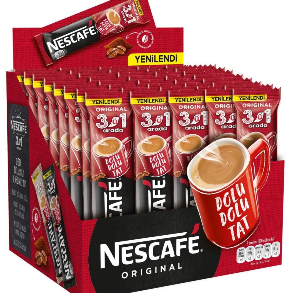 Nescafe 3 Ü 1 Arada Orjinal 72 Adet *72 Adet
