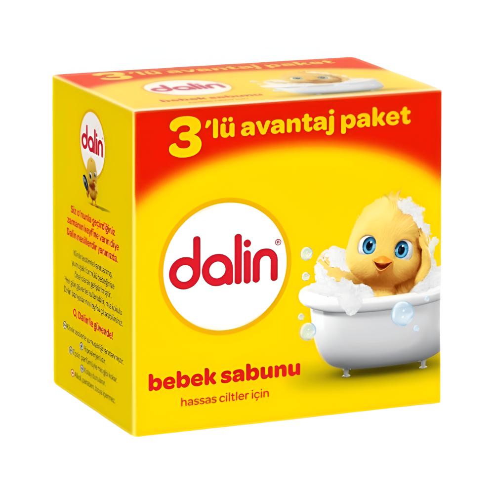 Dalin Bebek Sabunu 100 Gr 3*Lü (8 Paket*4 Adet)