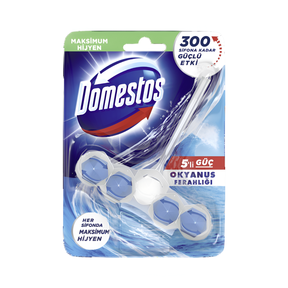 Domestos Wc Block 5 Li Güç Okyanus 50 Gr(9 Paket) Domestos Wc Block 5 Li Güç Okyanus 50 Gr(9 Paket)