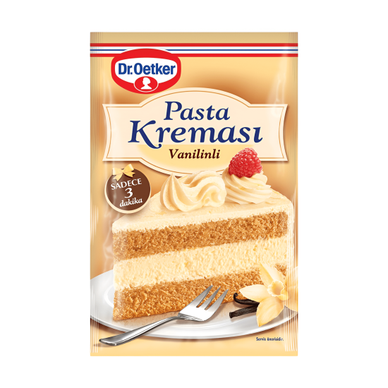 Dr. Oetker Pasta Kreması Vanilinli 136 gr x 12