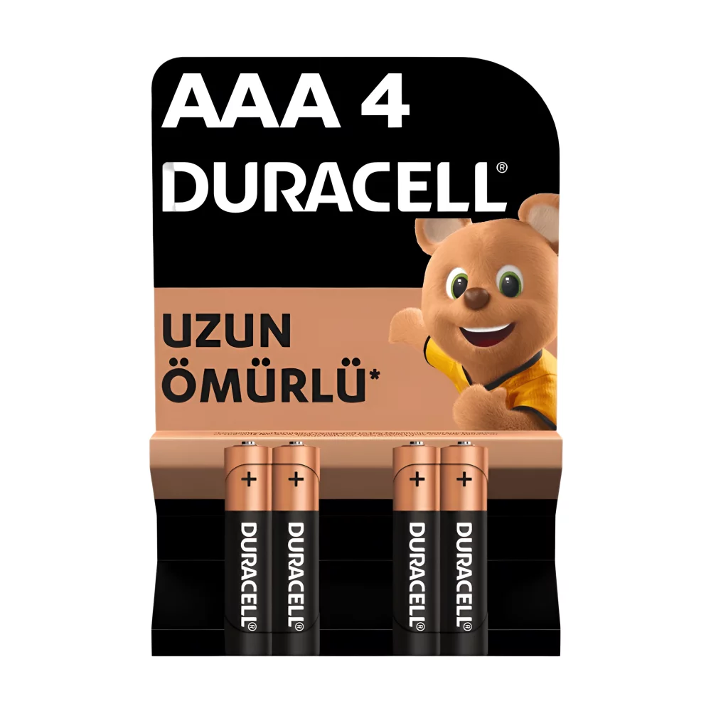 Duracell Aaa Basıc Kalem İnce Pil X 4 Adet Duracell Aaa Basıc Kalem İnce Pil X 4 Adet