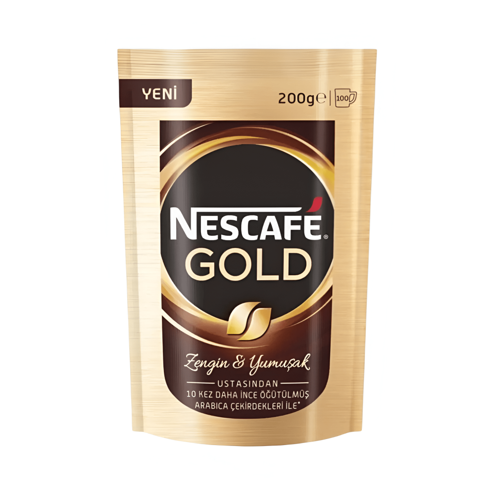 Nescafe Gold Granül Kahve 200 gr Eko Paket Nescafe Gold Granül Kahve 200 gr Eko Paket