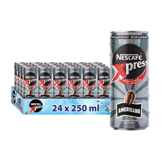 Nescafe Xpress Siyah 250ML x 24 Adet