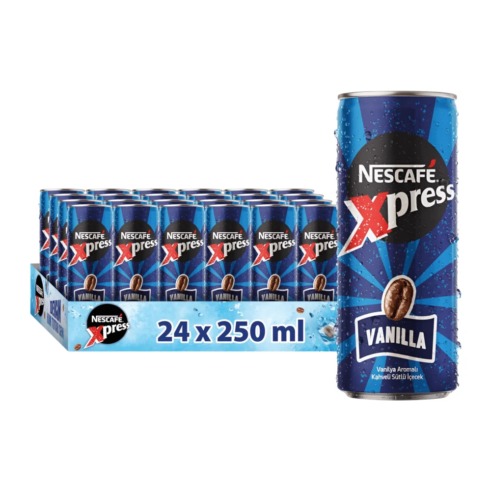 Nescafe Xpress Vanilya 250ML x 24 Adet Nescafe Xpress Vanilya 250ML x 24 Adet