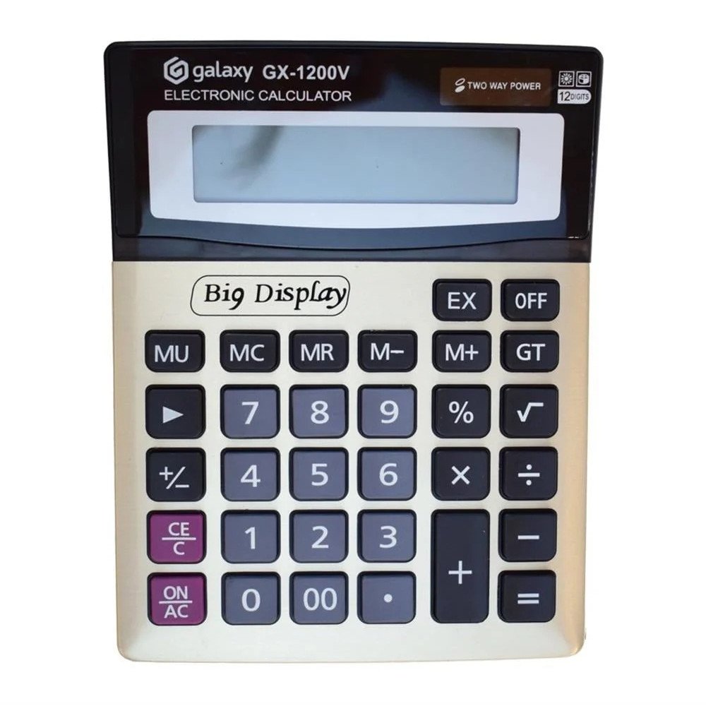 GALAXY GX-1200V HESAP MAKİNESİ GALAXY GX-1200V HESAP MAKİNESİ
