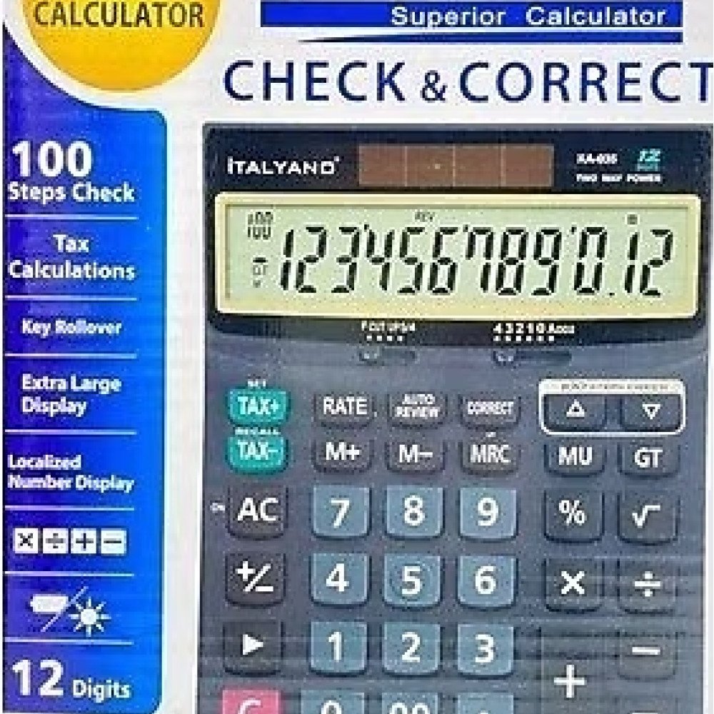 İTALYANO KA-035 HESAP MAKİNESİ