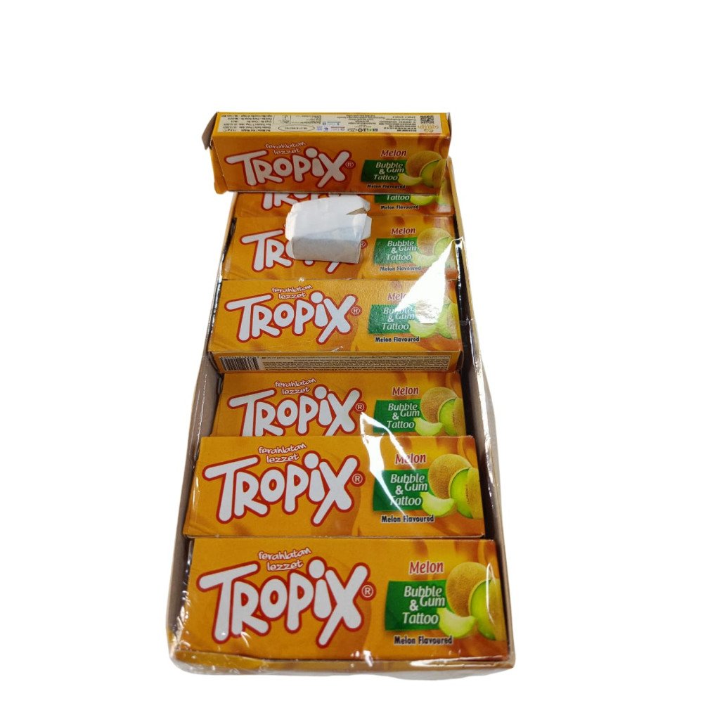 TROPİX DÖĞMELİ KAVUN TATLI SAKIZ*24*4 TROPİX DÖĞMELİ KAVUN TATLI SAKIZ*24*4
