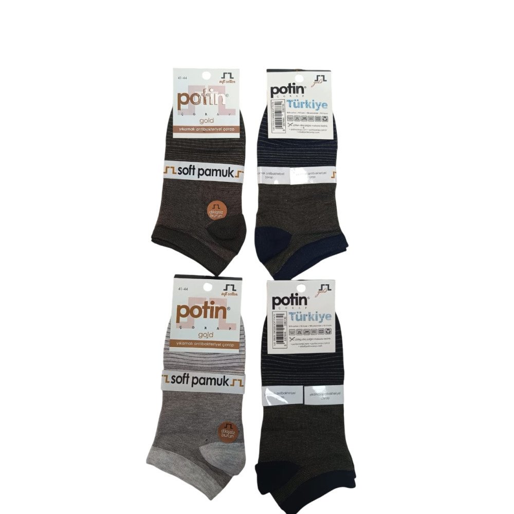 POTİN PATİK PENYE DİKİŞSİZ*12ÇİFT