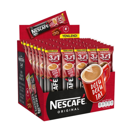 Nescafe Original 3'ü 1 Arada 17.5 gr 96'lı
