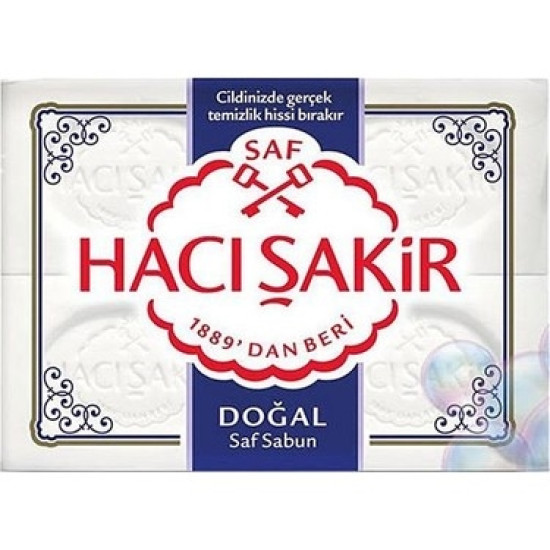 HACI SAKIR DOGAL SAF SABUN 600 GR X15