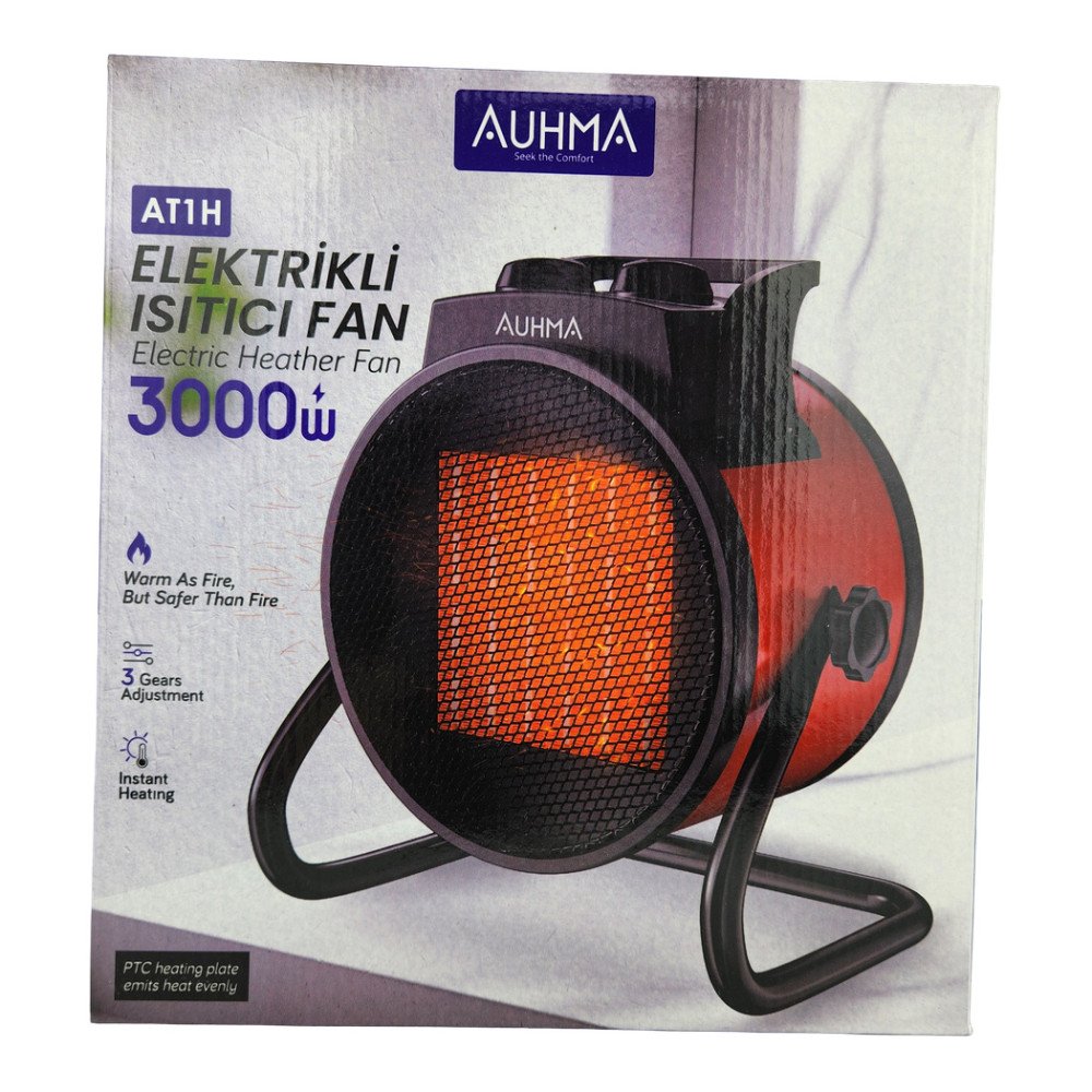 Auhma Elektrikli Isıtıcı Fan AT1H