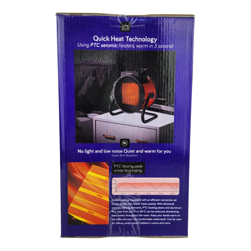 Auhma Elektrikli Isıtıcı Fan AT1H