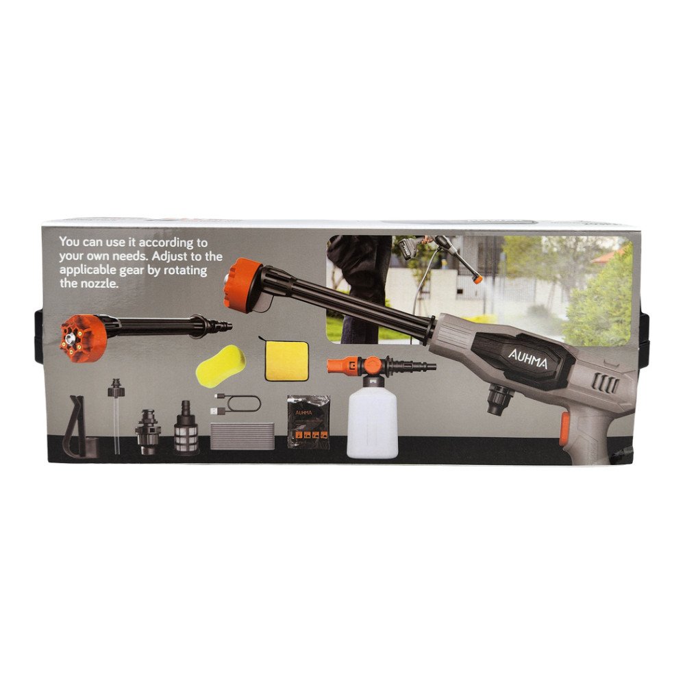 Auhma Akülü Basınçlı Araç Yıkama Makinesi 21V ACR-07 203 Psi