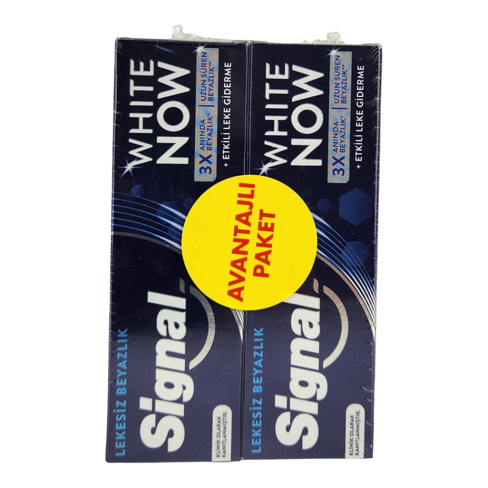 Signal White Now Lekesiz Beyazlık Avantajlı Paket 2X50 Ml Diş Macunu