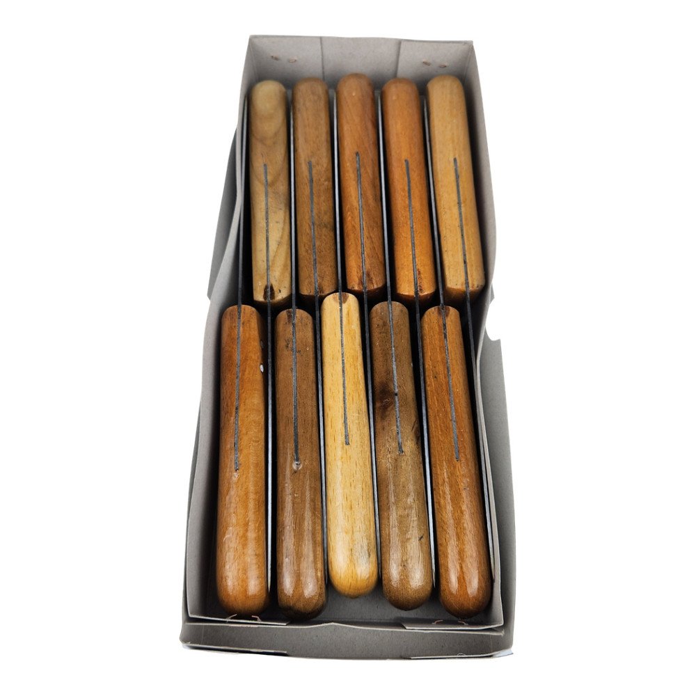 Ülgen Ahşap Saplı Kasap Bıçak No:0 X 10 Adet