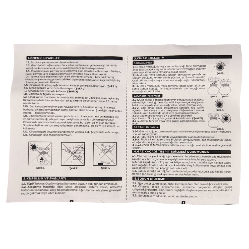 Orgaz Kamp Ocağı EPK-630 Geniş