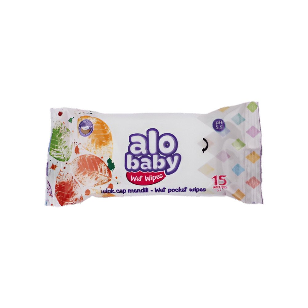 ALO Baby Cep Islak Mendil 15’li x 36 Adet x 8 Paket