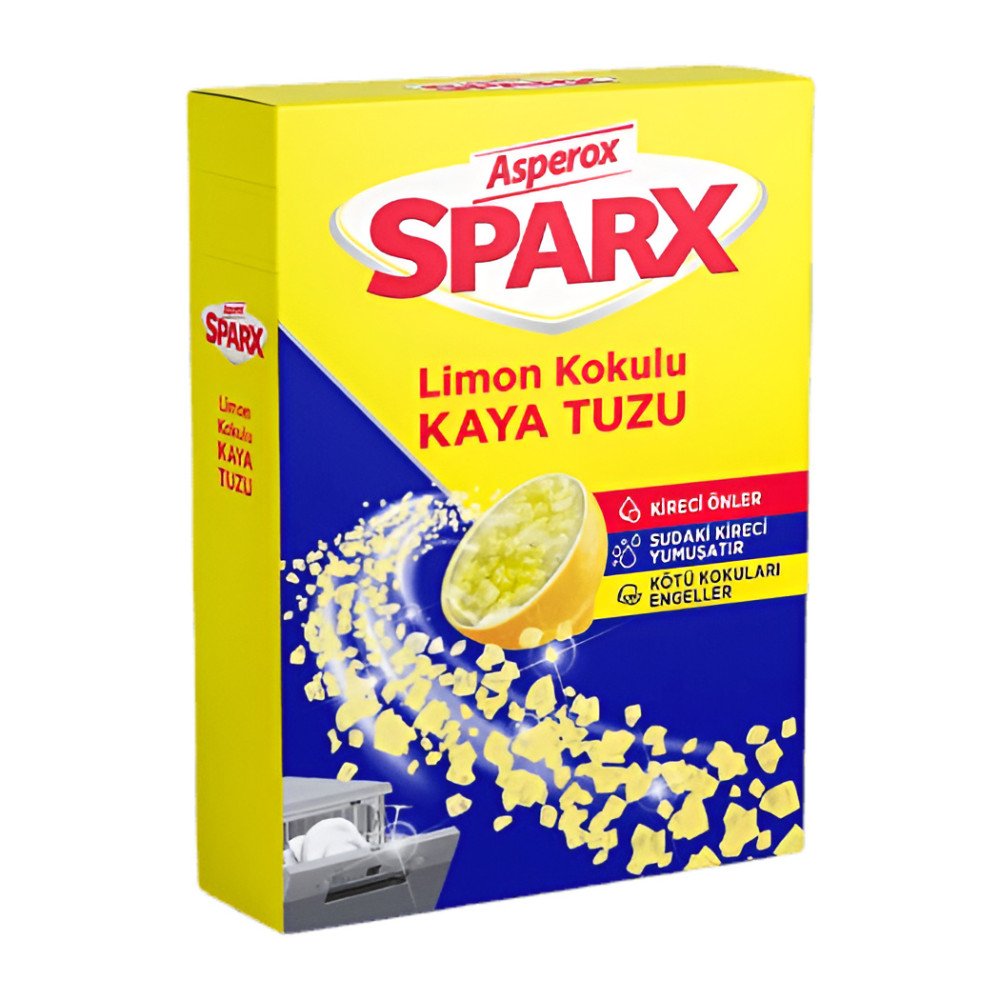 Asperox Sparx Bulaşık Makinesi Tuzu 1500 g x 12 Adet