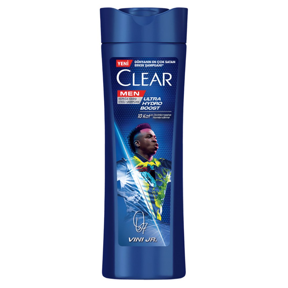 Clear Şampuan Legend Vinicius Junior 350 ml x 5 Adet