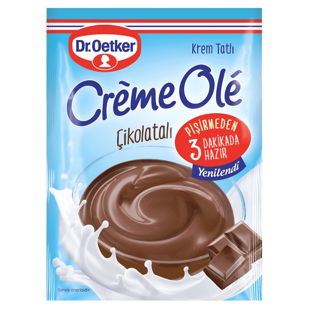 Dr.Oetker Creme Ole Çikolatalı 114 g x 12 Adet