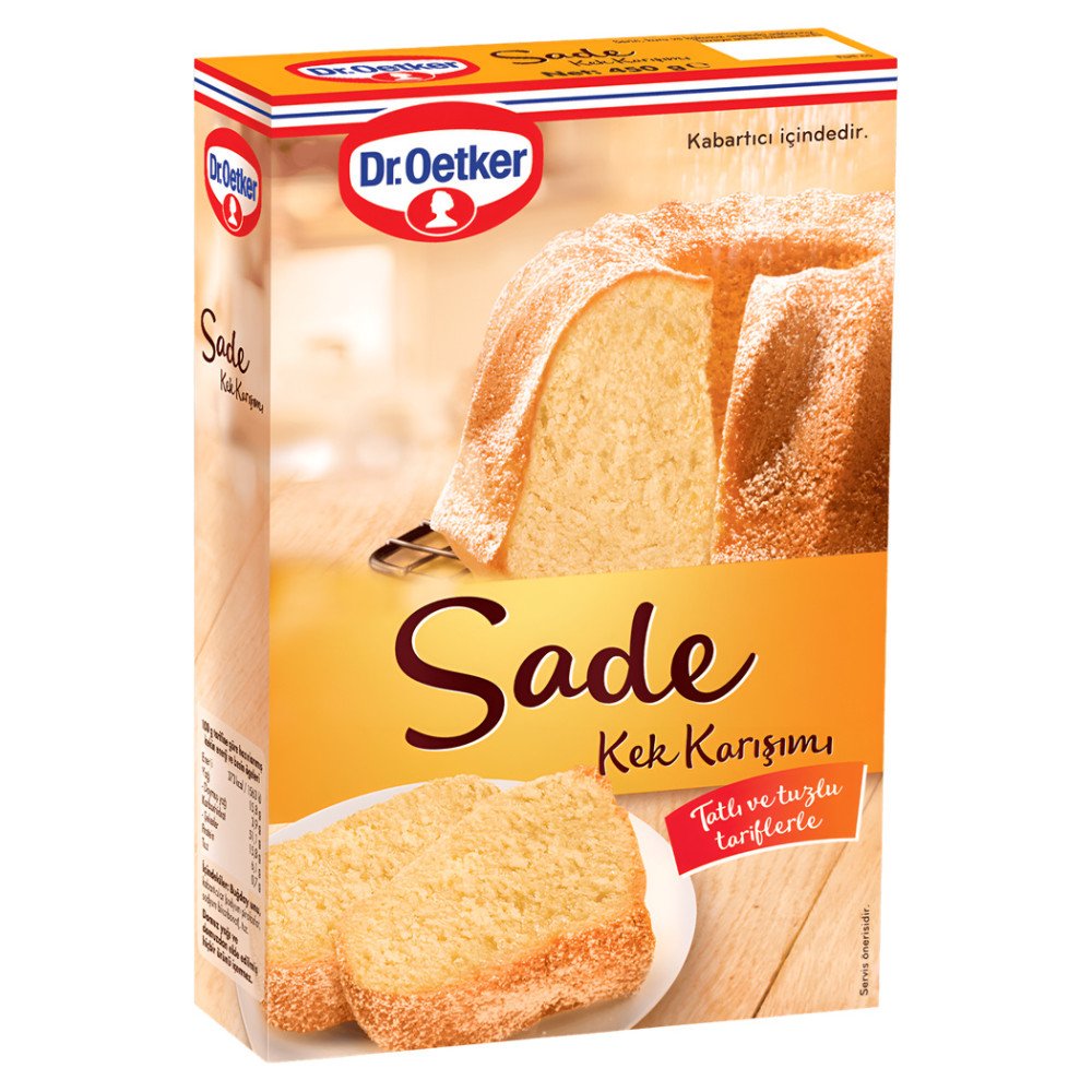 Dr.Oetker Glutensiz Sade Kek Karışımı 400 g x 6 Adet