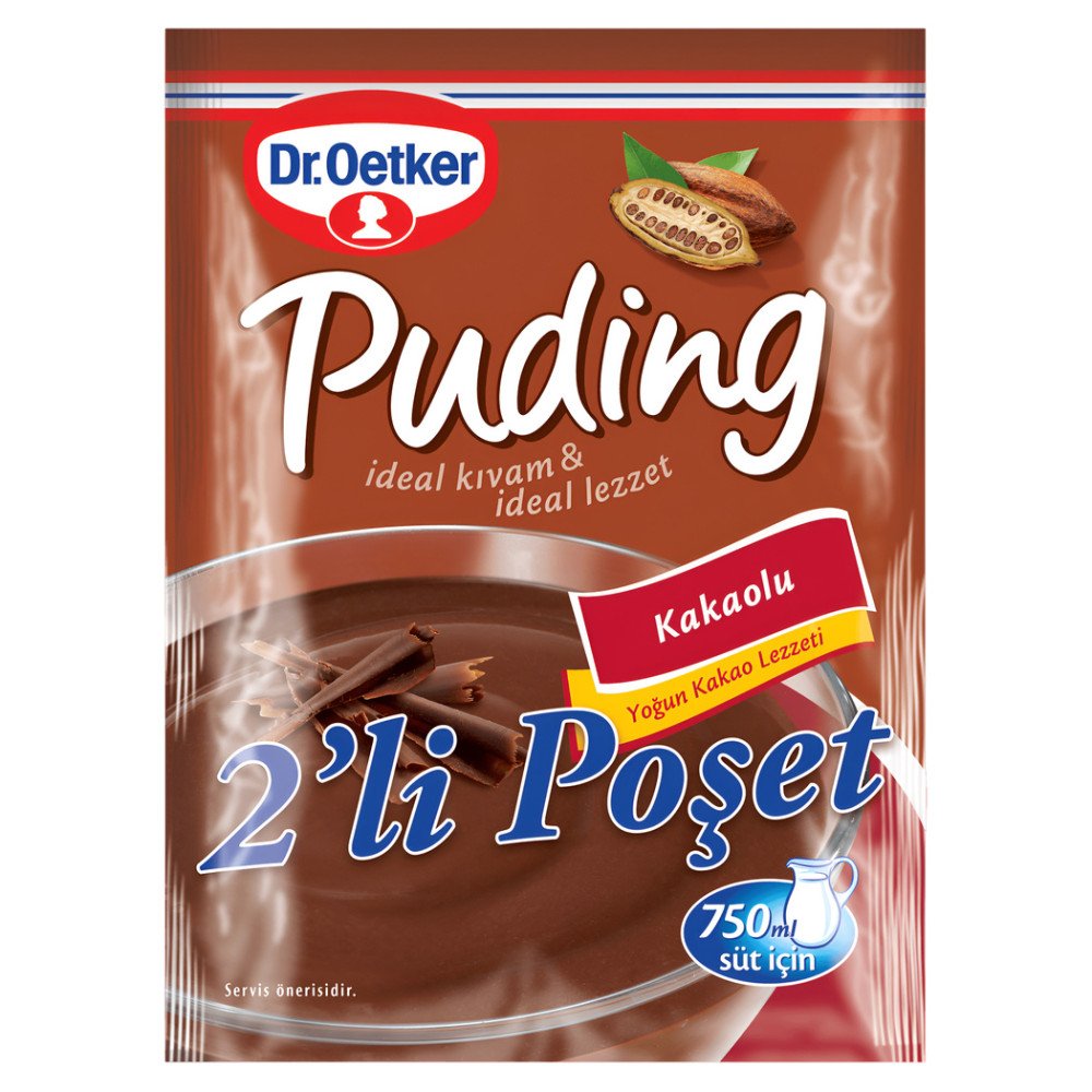 Dr.Oetker Kakaolu Puding 294 g x 12 Adet