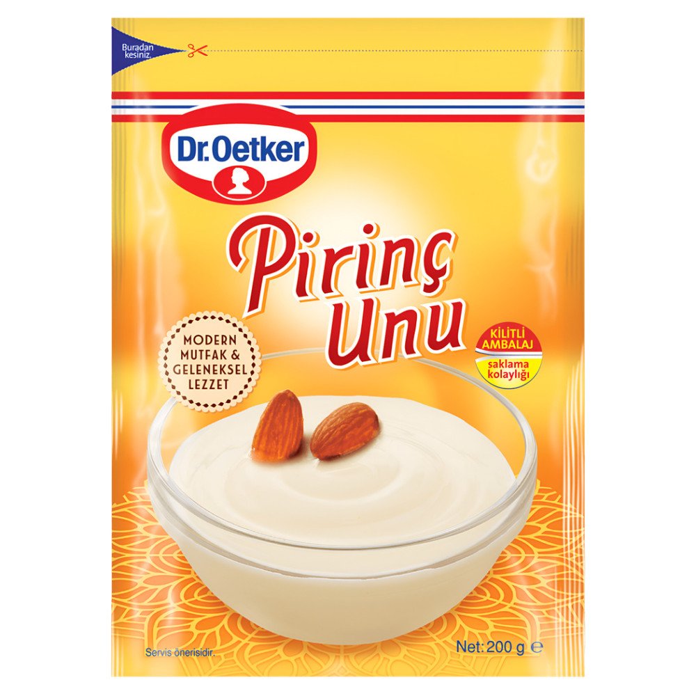 Dr.Oetker Pirinç Unu 200 g x 12 Adet