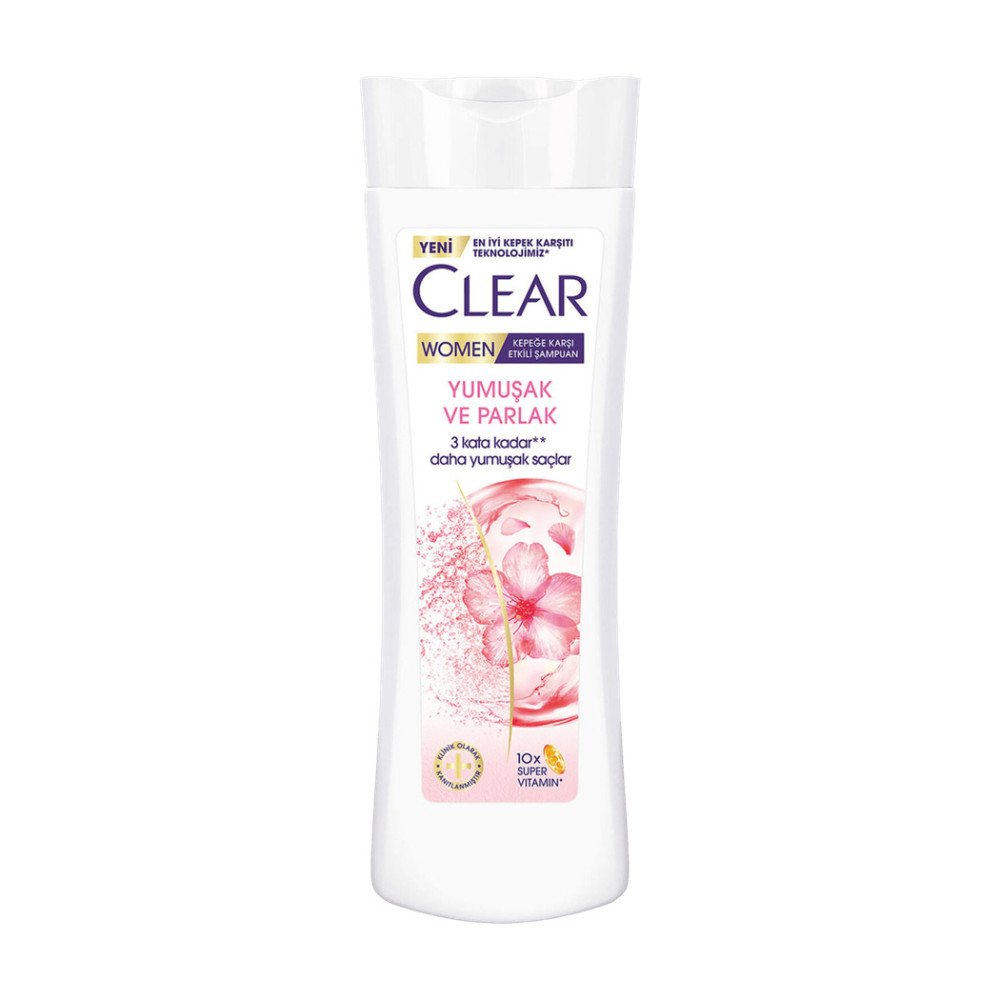 Clear Women Yumuşak ve Parlak Şampuan 350 ml x 5 Adet